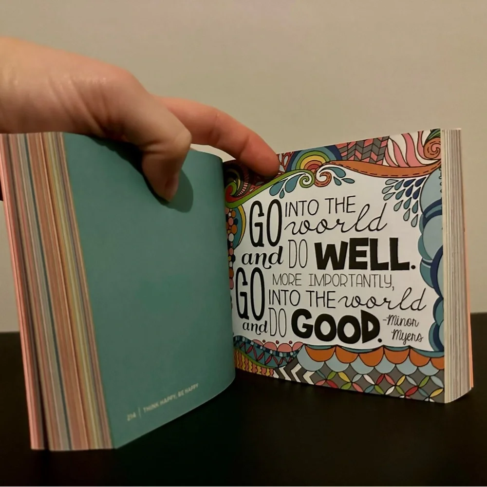 Mini Motivational Book: Think Happy, Be Happy - Picture 3 of 3